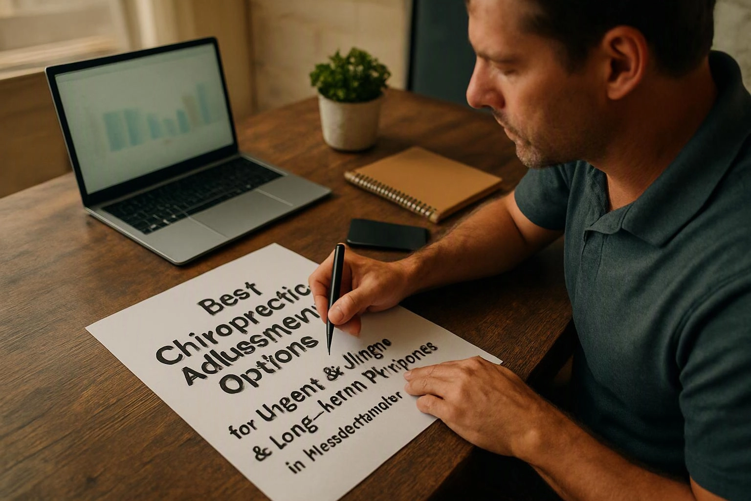 Chiropractic Adjustment Options for Urgent, Budget & Long-Term Projects in Hendersonville