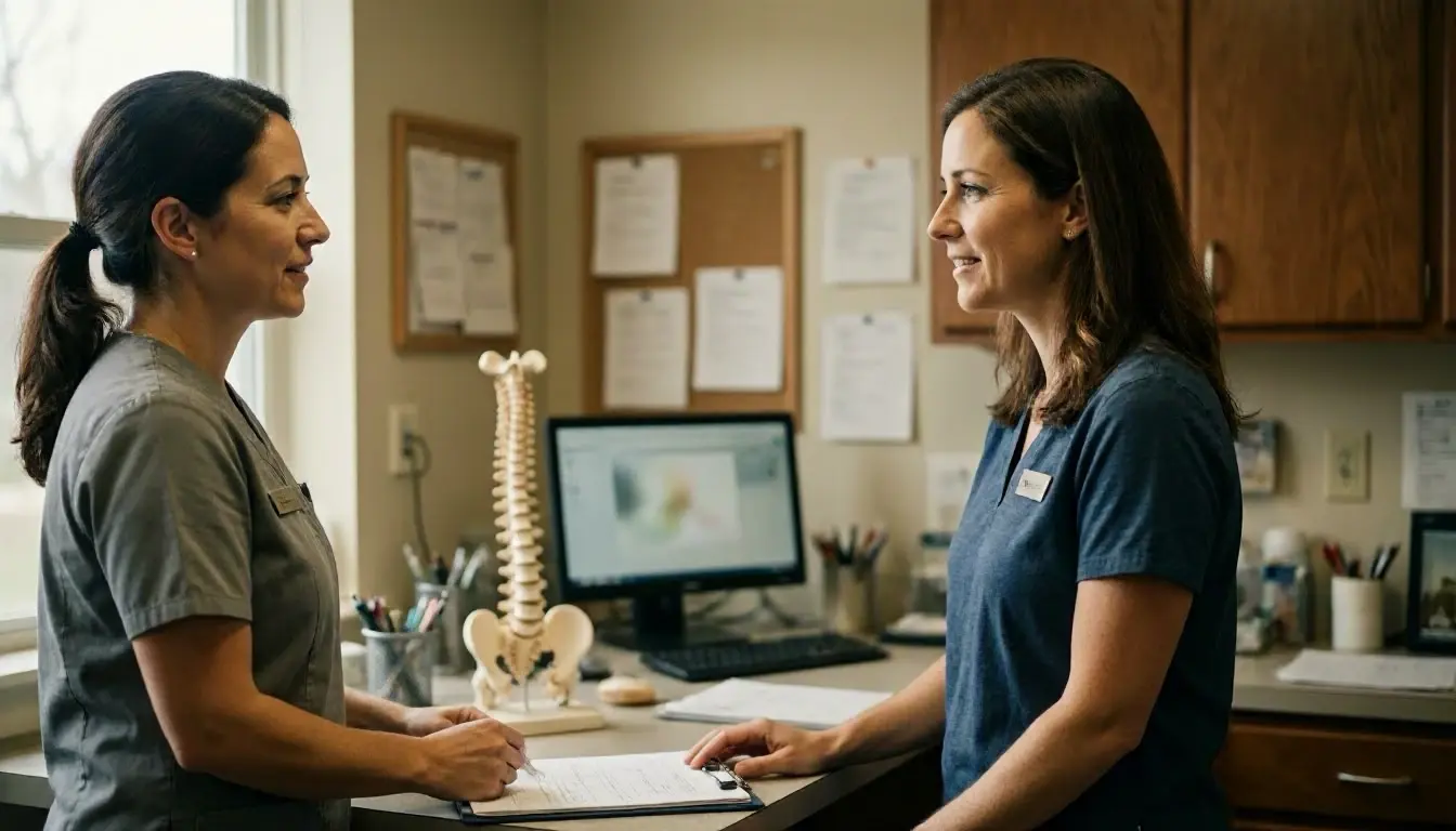 Acute Pain in Chiropractor: Acute Pain is sudden, sharp discomfort that lasts from a few seconds—visual guide