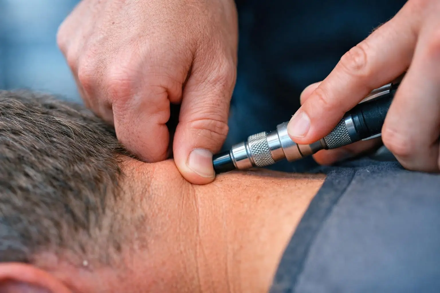 Adjustment in Chiropractor: Adjustment is a controlled, manual force applied by a chiropractor to a—visual guide