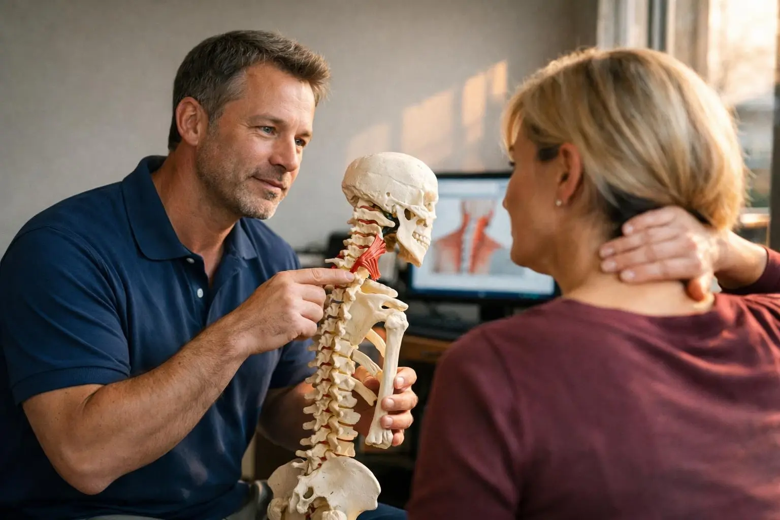 How Neck Strain applies to Chiropractor services in Hendersonville, United States—practical illustration